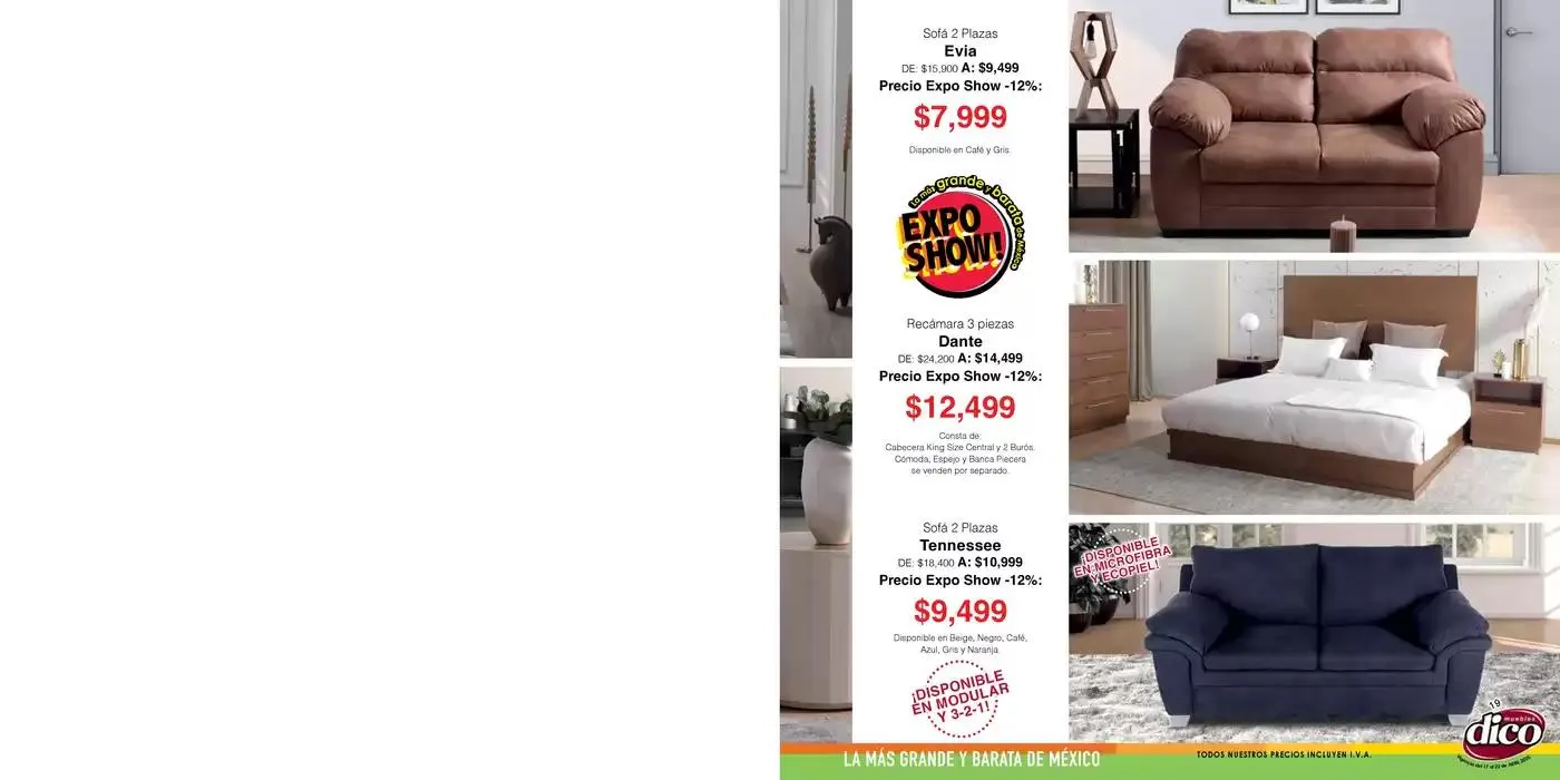 Catálogo de Muebles Dico Exposhow Centro Abril 25 17 de abril al 22 de abril 2025 - Pagina 19