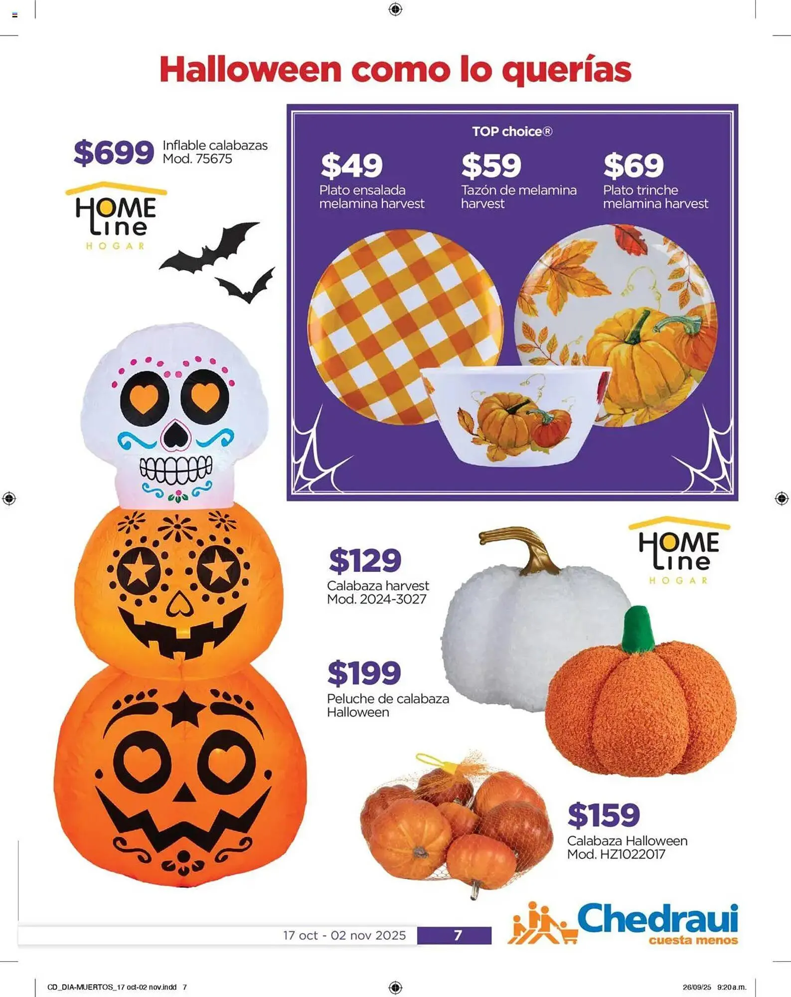 Catálogo de Folleto Chedraui 17 de octubre al 2 de noviembre 2025 - Pagina 7
