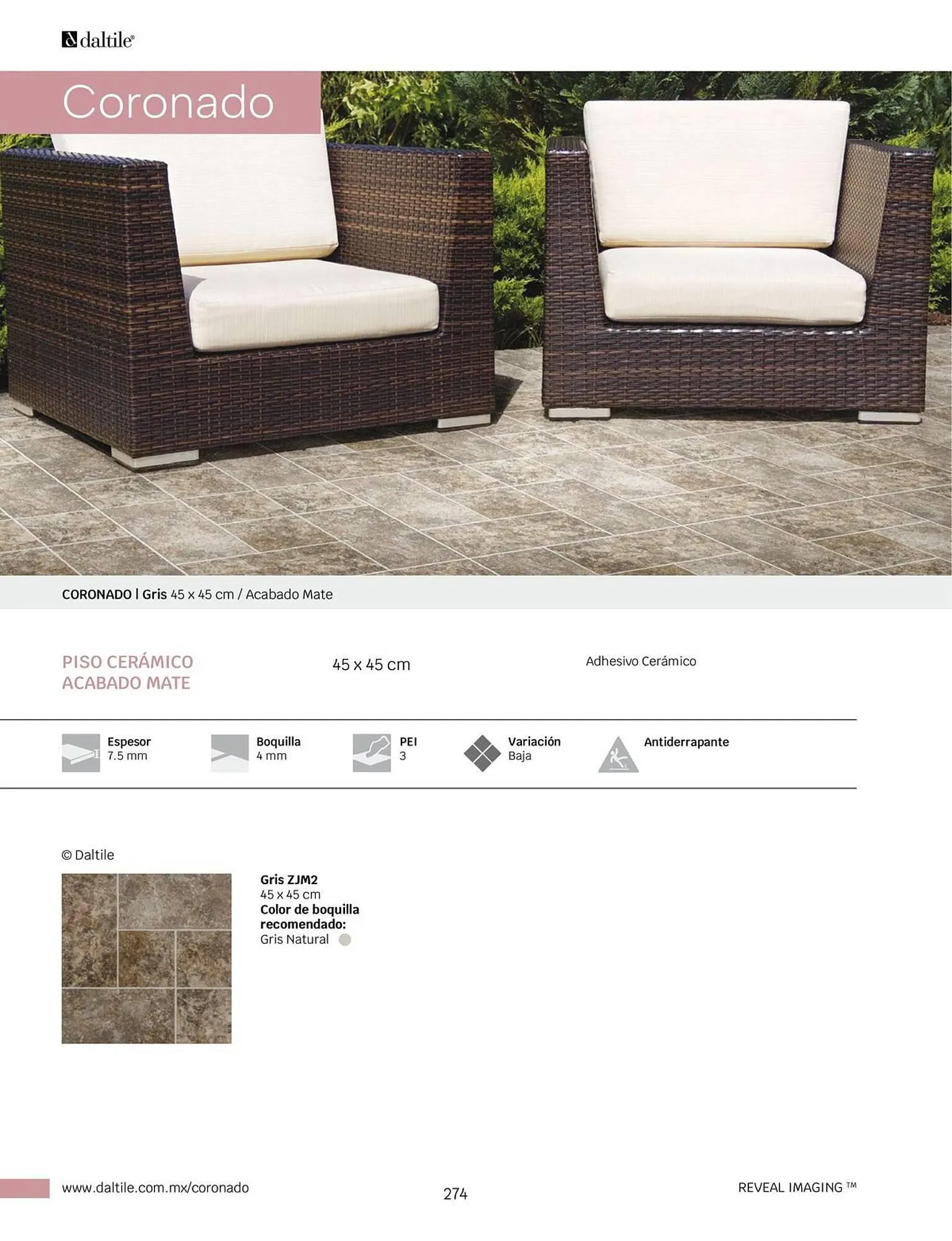 Catálogo de Catálogo Daltile 1 de enero al 31 de diciembre 2024 - Pagina 274