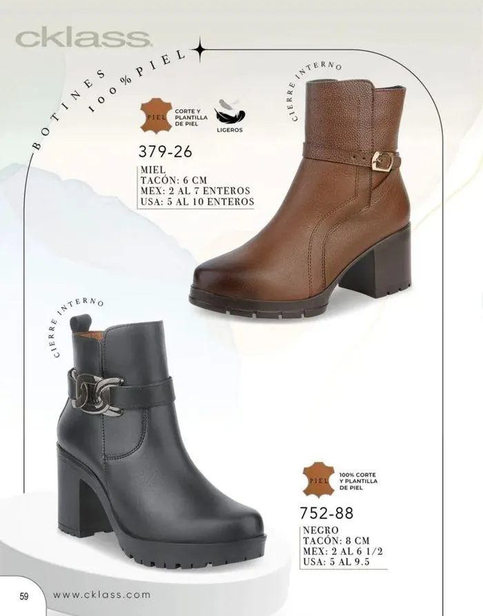 Catálogo de Cklass Botas y Botines 30 de agosto al 31 de enero 2025 - Pagina 55