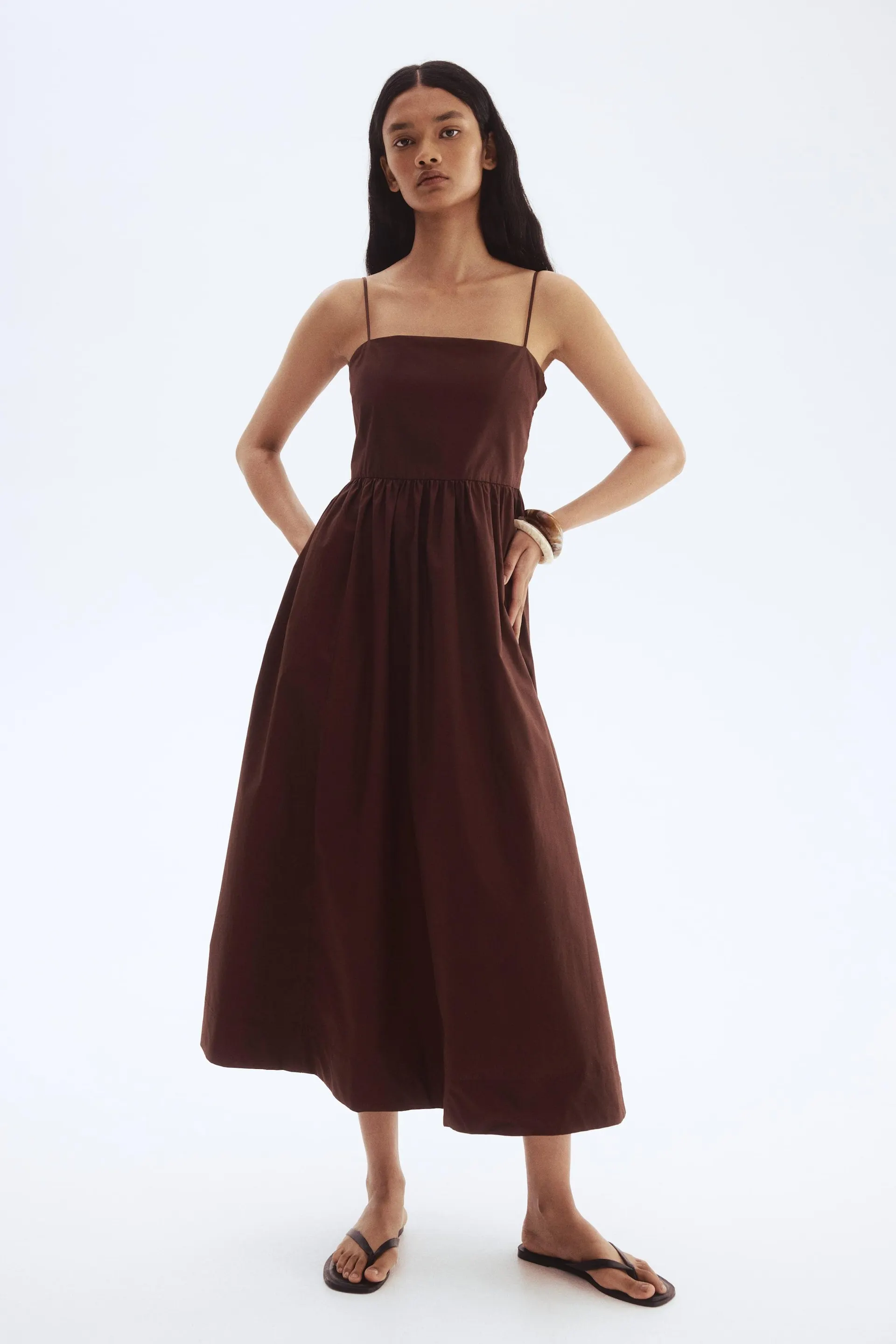 Cotton strappy dress