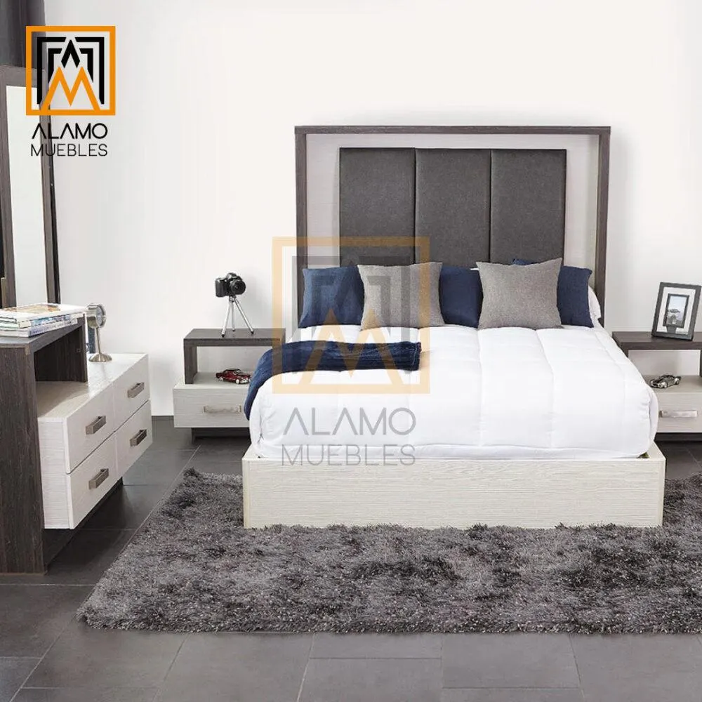 Recámara Miami Queen Size 5 Piezas