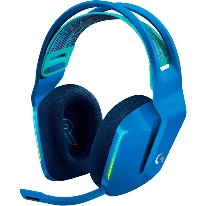 Audifonos Gamer LOGITECH G733 Lightspeed RGB Lightsync Azul 981-000942