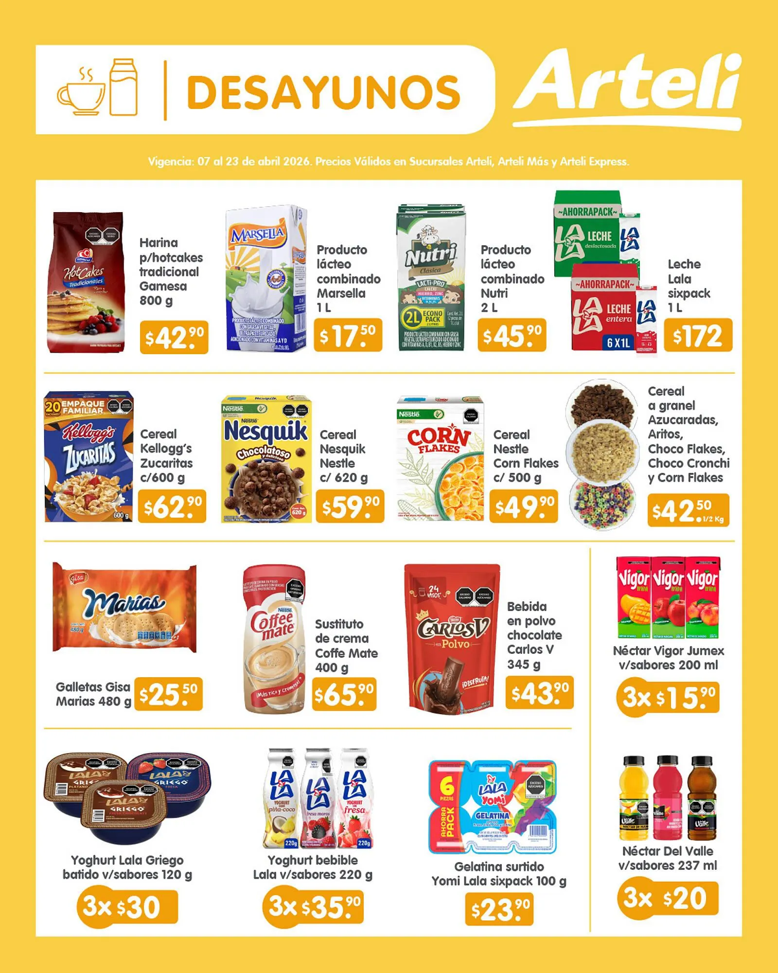 Catálogo de Folleto Arteli 7 de abril al 23 de abril 2026 - Pagina 3