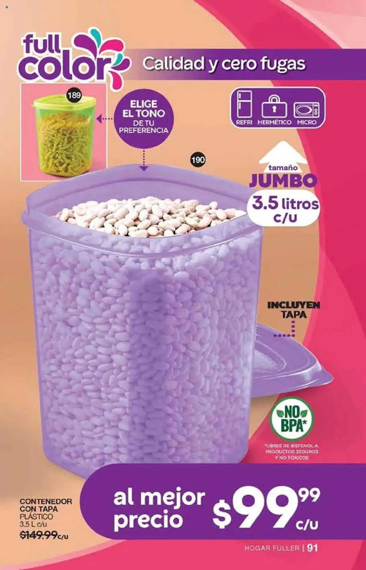 Catálogo de Catálogo Fuller 15 de octubre al 5 de noviembre 2025 - Pagina 91