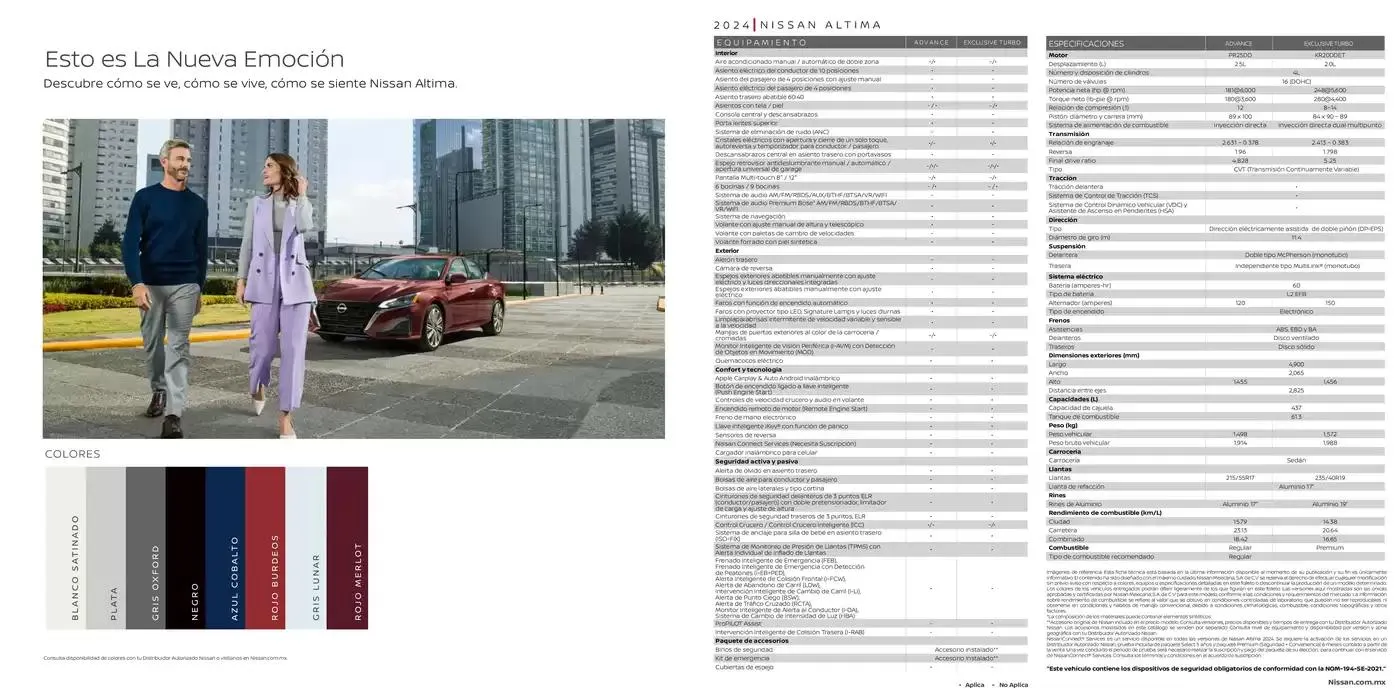 Catálogo de Nissan Altima 17 de marzo al 17 de marzo 2026 - Pagina 16