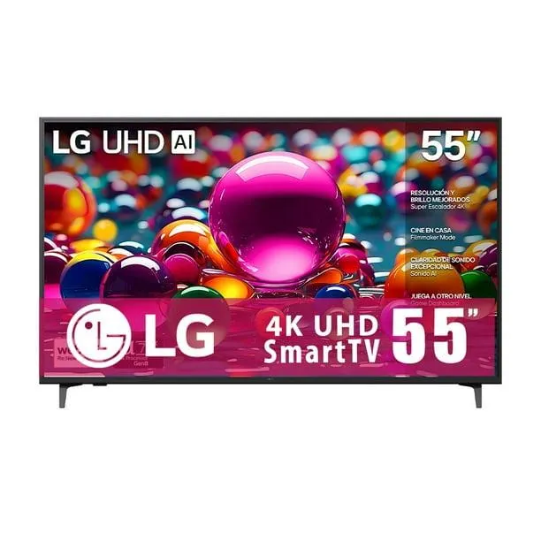 TV LG 55 Pulgadas UHD AI UA7510 4K SMART TV 2025 55UA7510