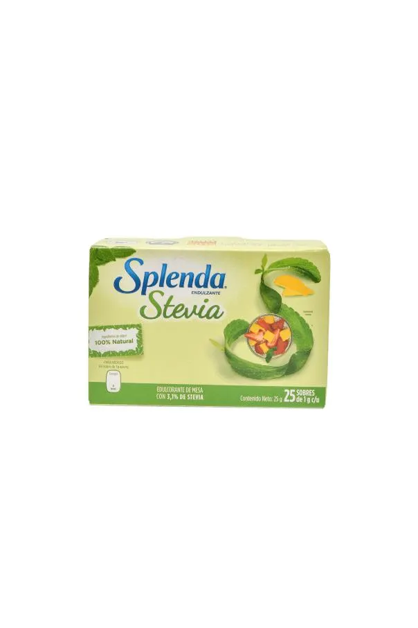 Edulcorante Splenda Stevia C/25
