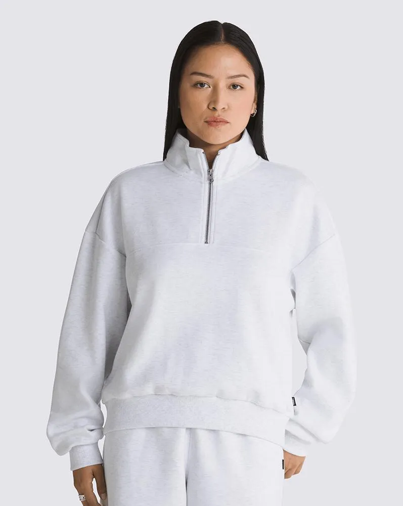 Sudaderas Elevated Double Knit Mock Neck Blanco C15P