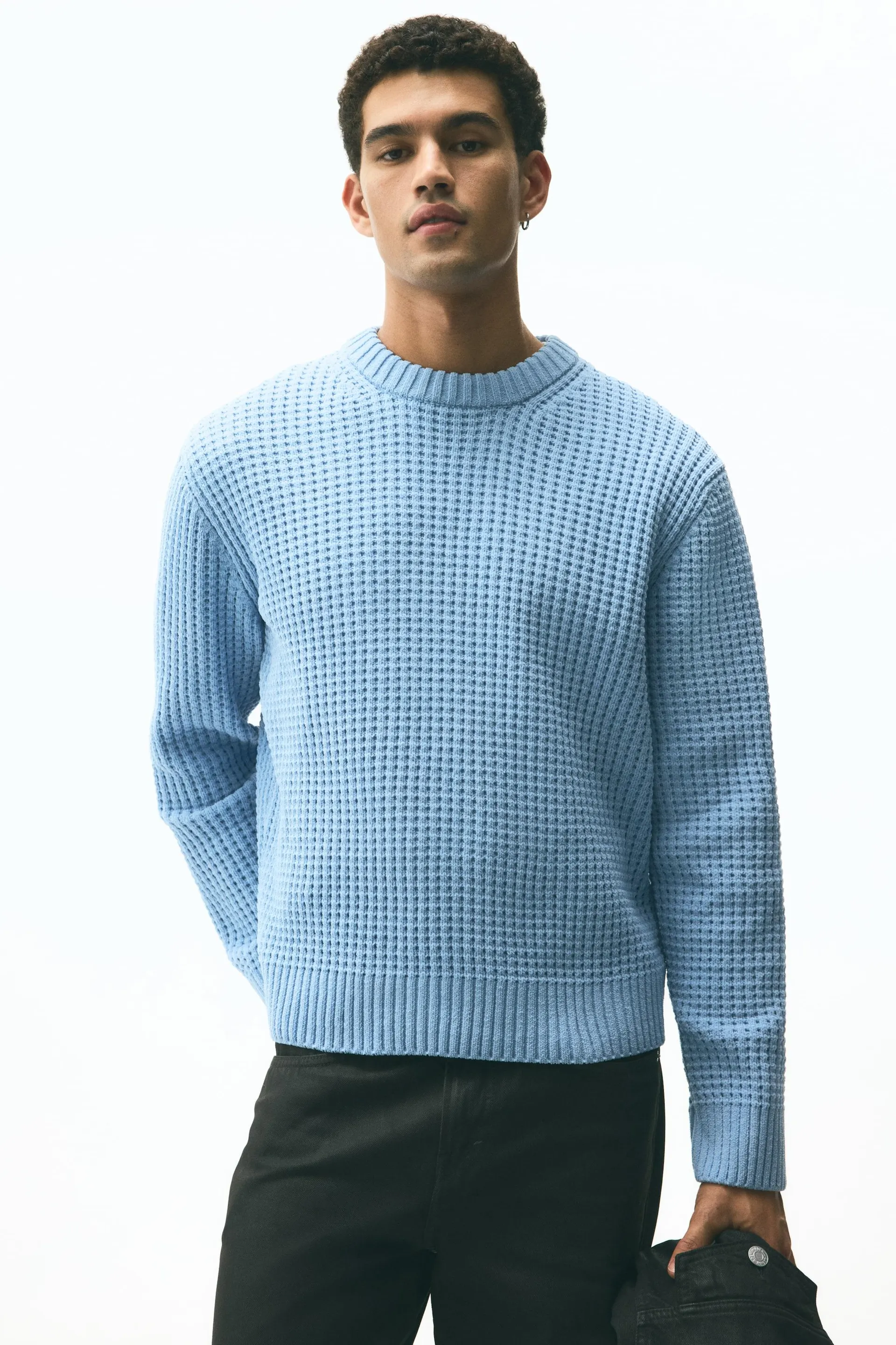 Suéter Regular Fit de chenilla