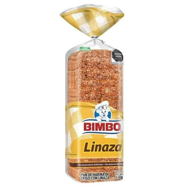 Pan integral Bimbo con linaza 610 g