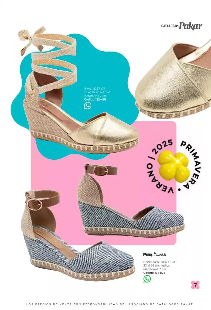 Catálogo de Pakar Sandalia 31 de enero al 31 de mayo 2025 - Pagina 7
