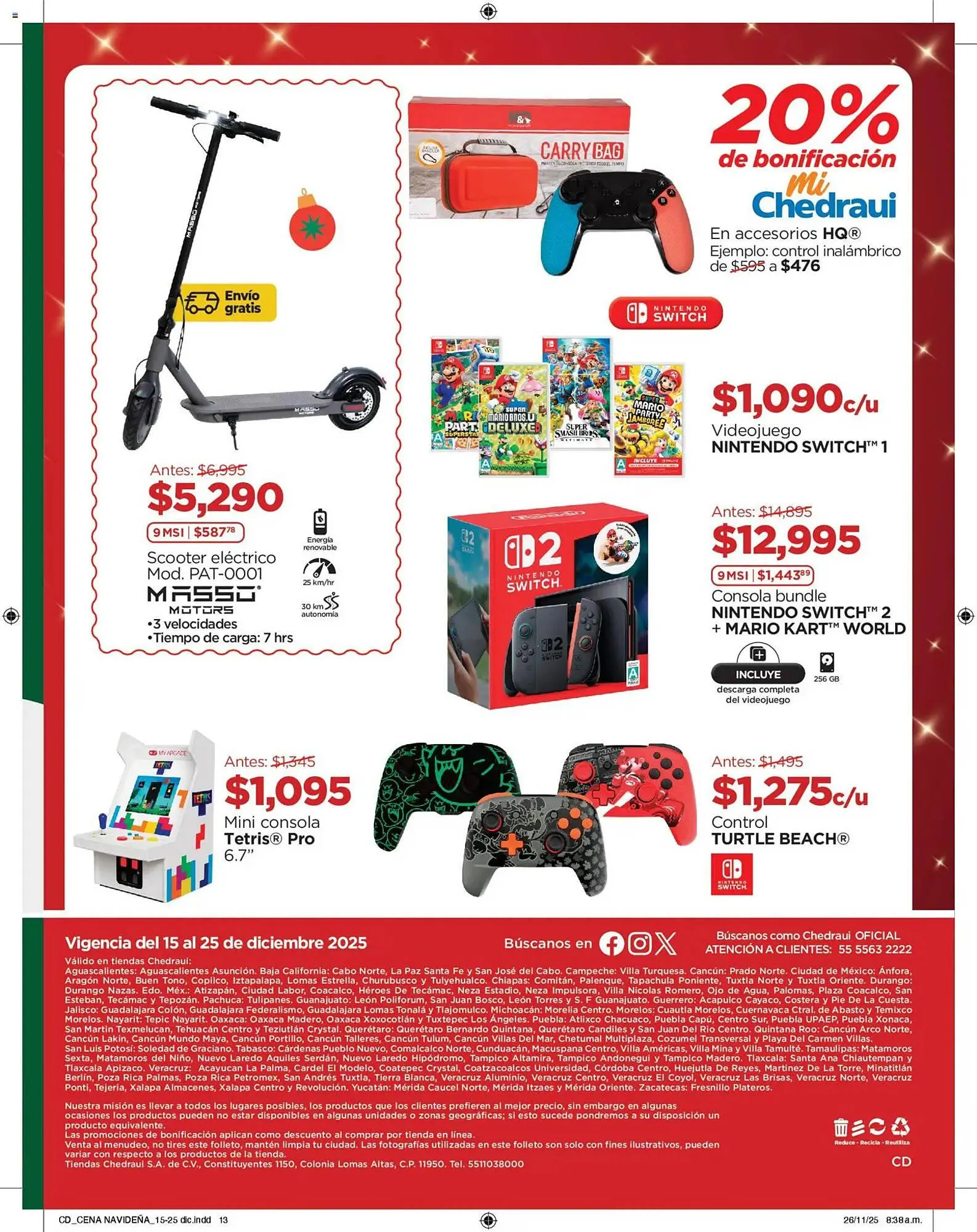 Catálogo de Folleto Chedraui 15 de diciembre al 26 de diciembre 2025 - Pagina 13