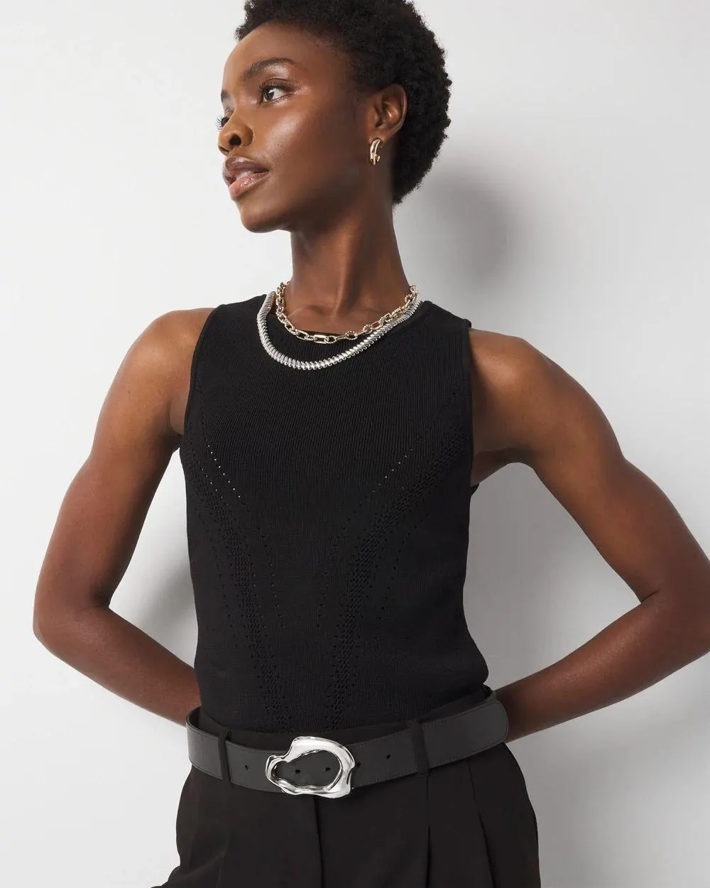WHBM FORME ™ Sculpt Stretch Sweater Tank