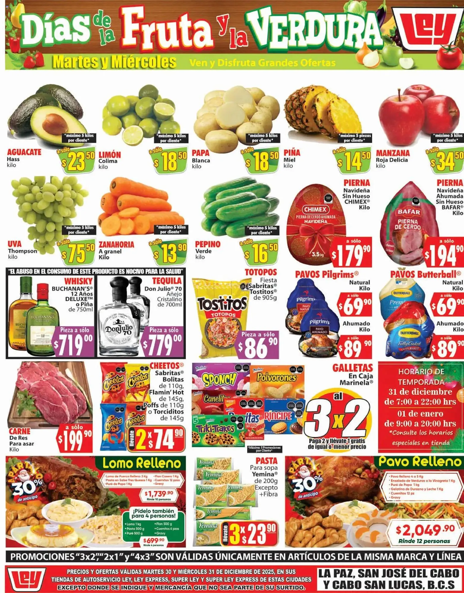 Catálogo de Folleto Casa Ley 30 de diciembre al 31 de diciembre 2025 - Pagina 1