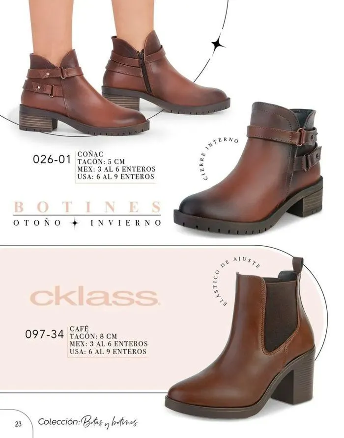 Catálogo de Cklass Botas y Botines 30 de agosto al 31 de enero 2025 - Pagina 16