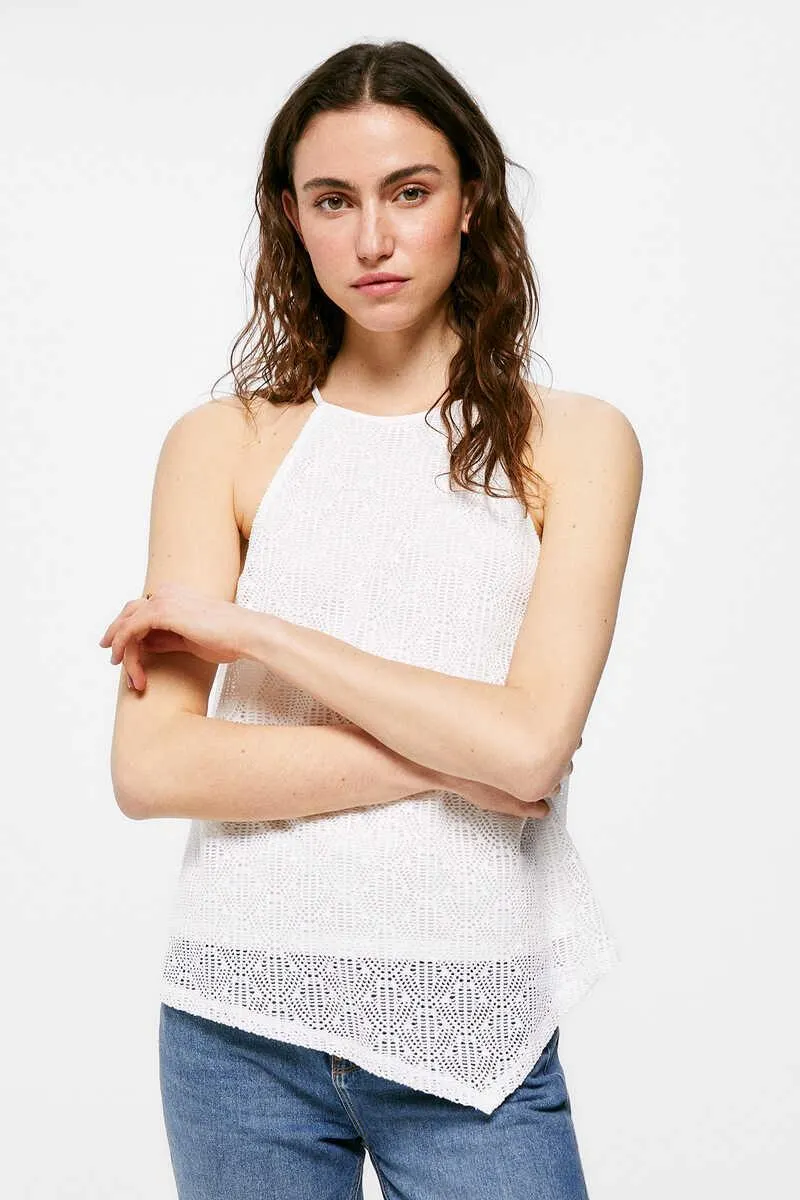 Playera Crochet Pico