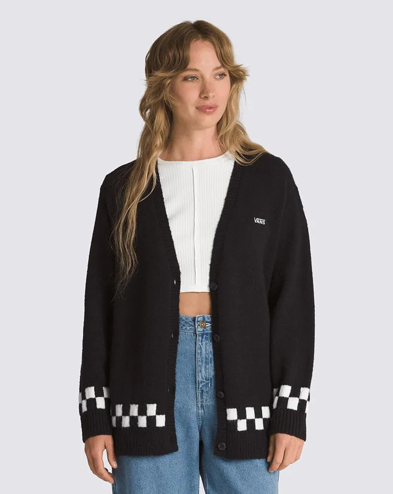 Suéter Lowcheck Ii Cardigan Negro HBLK