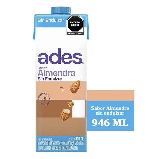Alimento líquido Ades almendra sin azúcar 946 ml