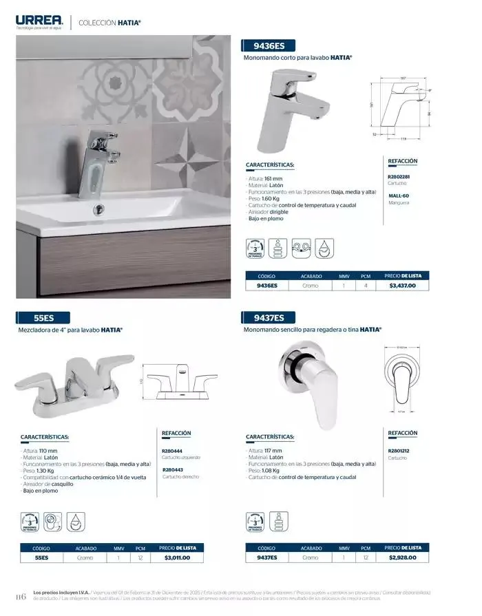 Catálogo de Catálogo Residencial 2025 28 de febrero al 28 de febrero 2026 - Pagina 122