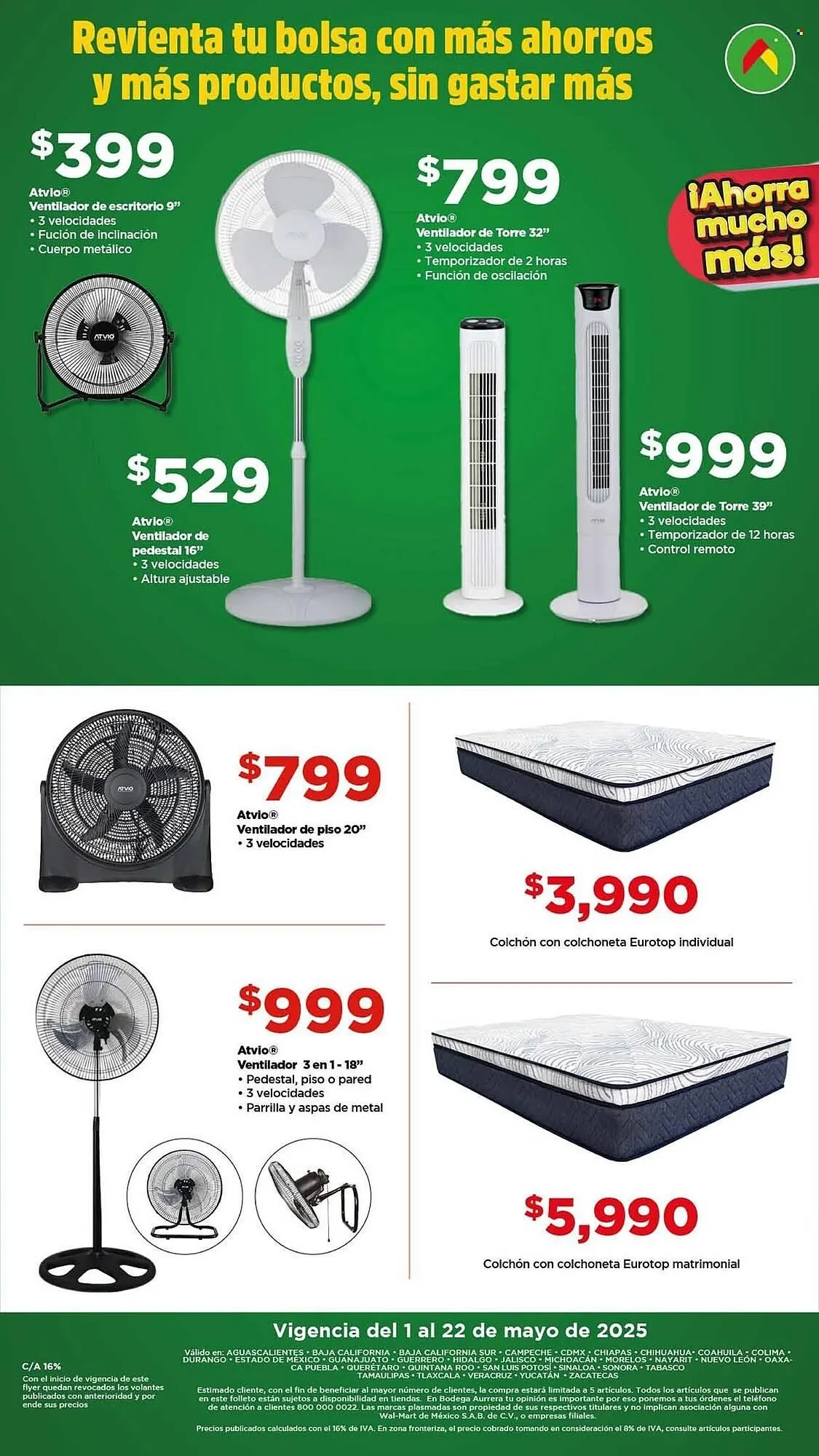 Catálogo de Catálogo Bodega Aurrerá 1 de mayo al 22 de mayo 2025 - Pagina 9