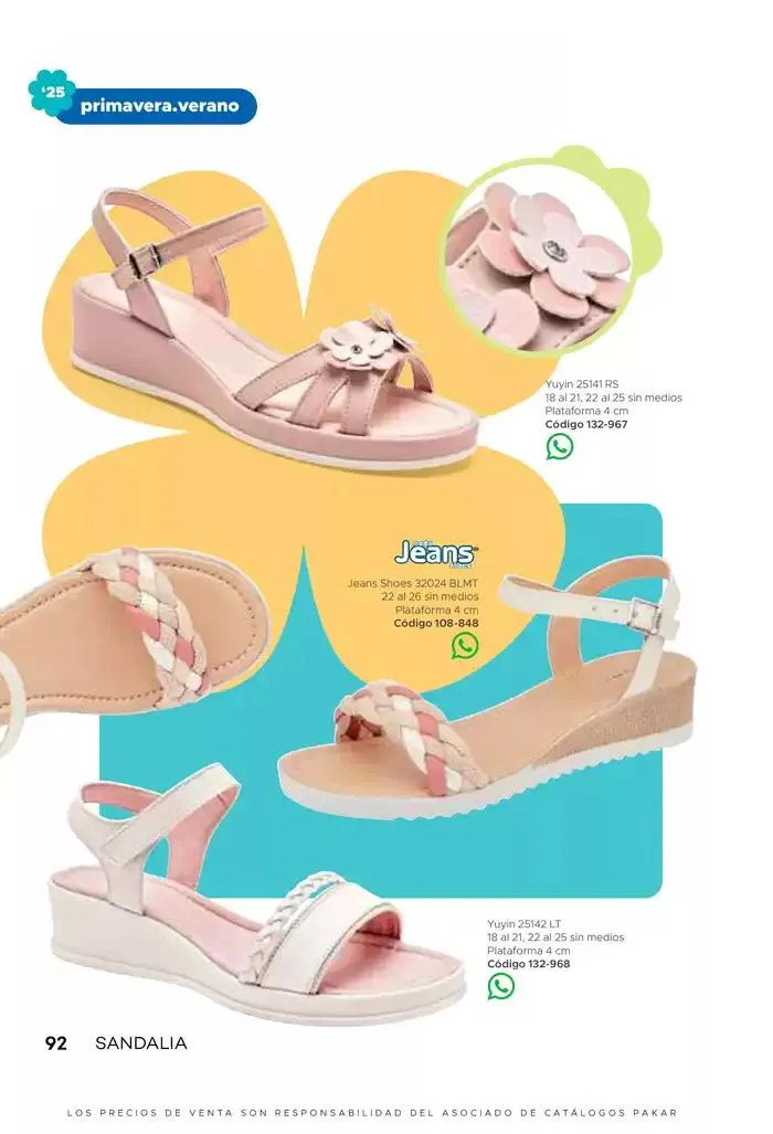 Catálogo de Pakar Sandalia 31 de enero al 31 de mayo 2025 - Pagina 92