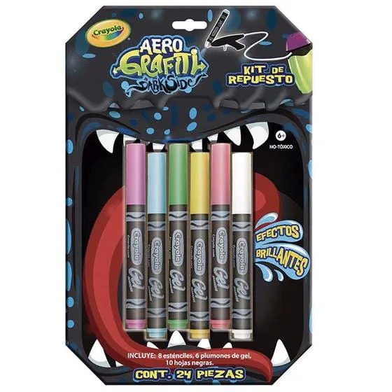 Crayola Refill Aerografiti Dark Side 04-8840