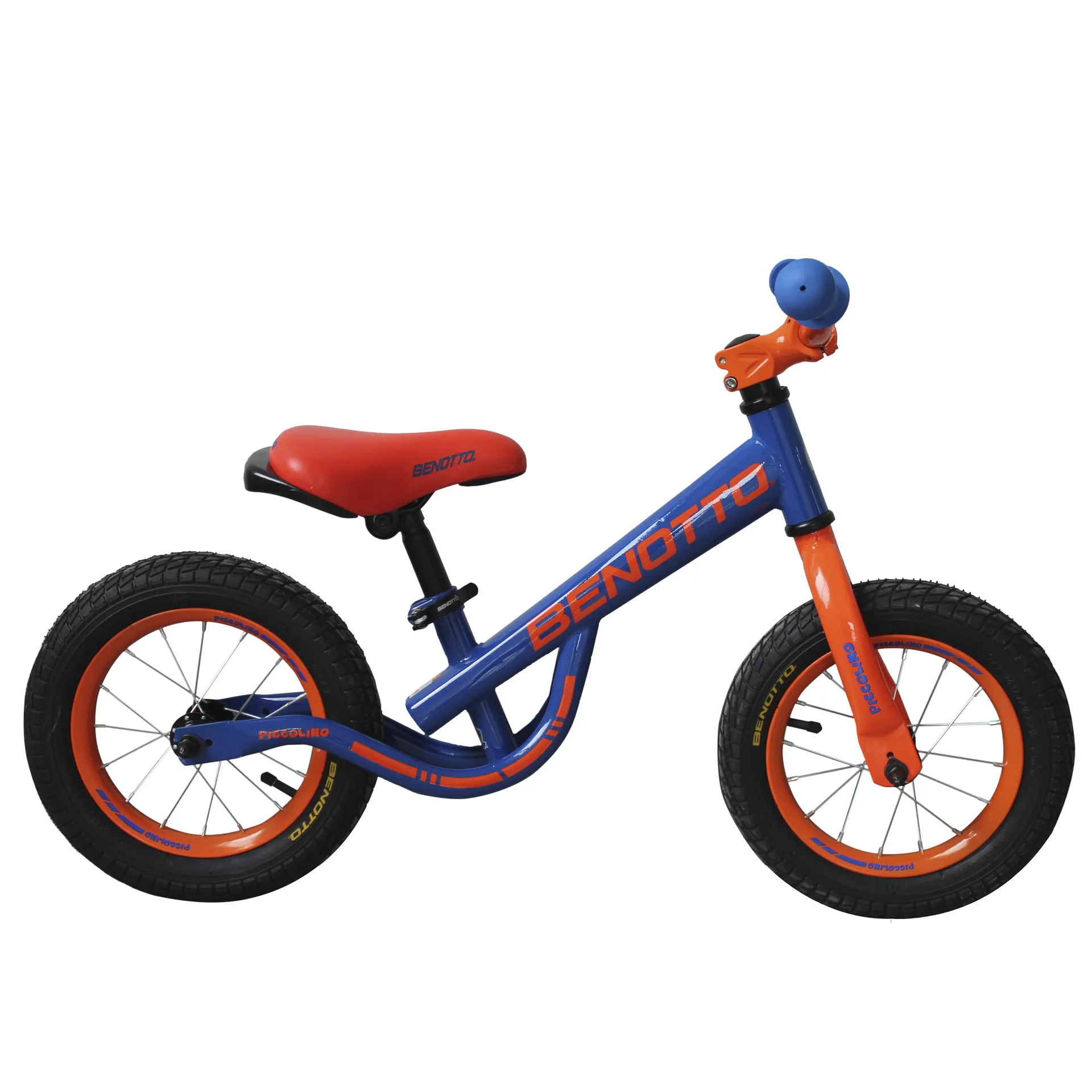 Bicicleta BENOTTO Infantil PICCOLINO R12 Niño Entrenadora Acero Azul/Naranja Talla:UN