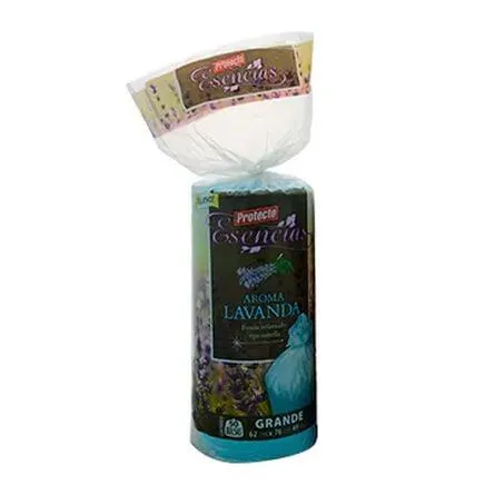 Bolsas para Basura Grandes Protecto Esencias Aroma Lavanda 50 pzas