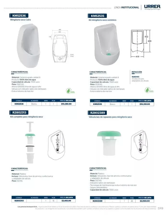 Catálogo de Catálogo Residencial 2025 28 de febrero al 28 de febrero 2026 - Pagina 335