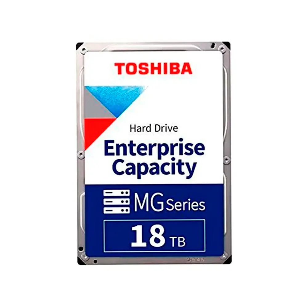Disco Duro Toshiba 18Tb Mg09 Enterprise 3.5” Sata 512Mb Mg09Aca18T