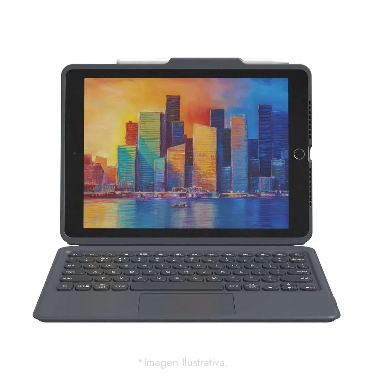 Zagg Teclado en inglés iPad 10.2" Pro Keys With TrackPad 103407640 Negro