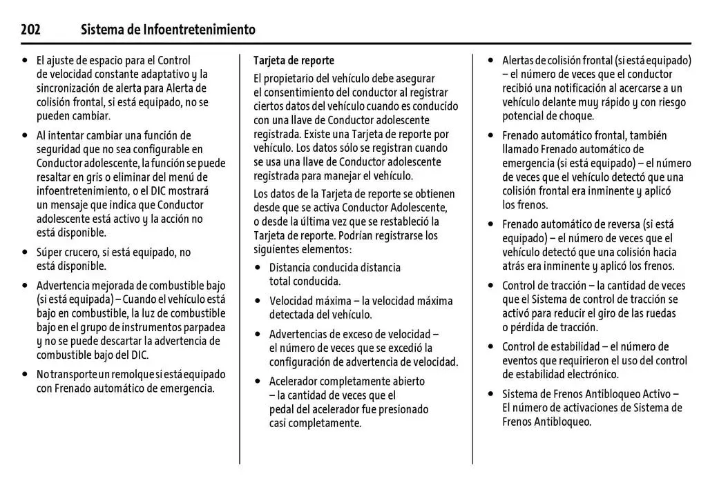 Catálogo de Cheyenne 2025 Manual del propietario 22 de enero al 31 de diciembre 2025 - Pagina 203