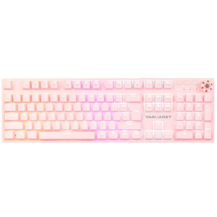 Teclado Gaming YAGUARET HIDRA ROSA Mecanico RGB KGHIDRAYGT