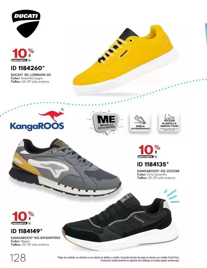 Catálogo de 10 PAGOS SIN INT | CALZADO | PV | 2025 | 1E 1 de abril al 30 de septiembre 2025 - Pagina 128