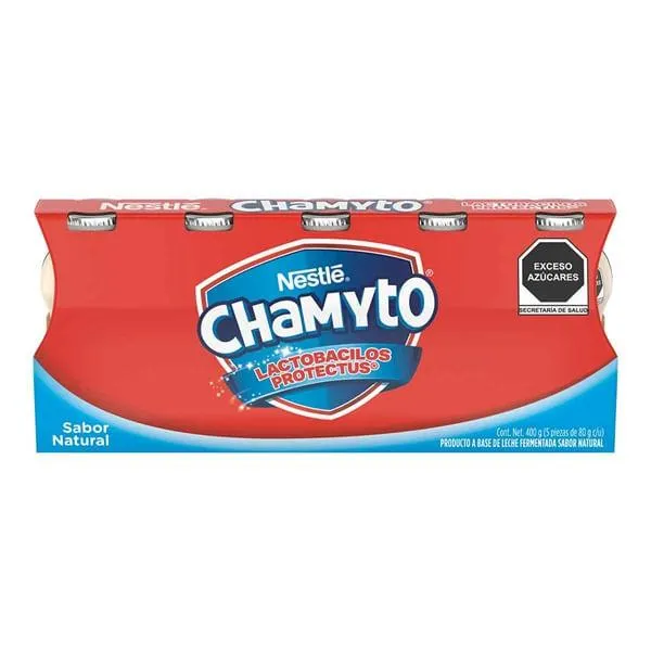 Yoghurt Nestle bebible chamyto natural 5 piezas 80 g