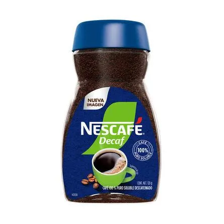 Café Soluble Descafeinado Nescafé Decaf 120g