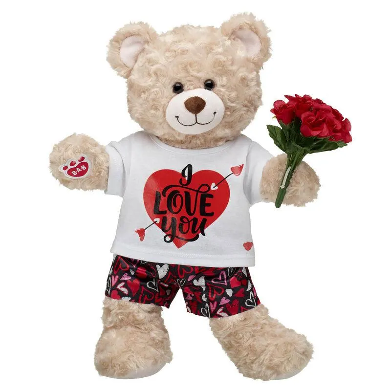 Happy Hugs Teddy Bear "I Love You" Gift Set