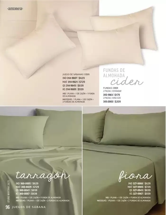 Catálogo de ANDREA - ANDREA HOME 26 de agosto al 25 de enero 2025 - Pagina 131