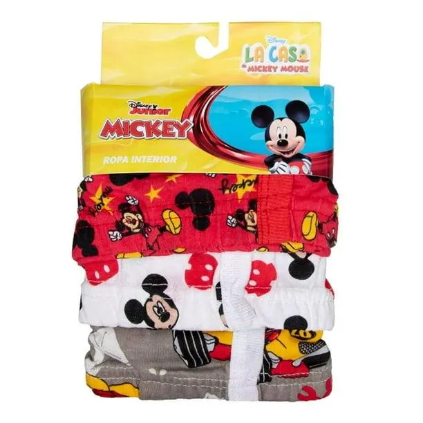 Trusa Mickey Mouse Talla 3 Años Varios Modelos 3 Piezas