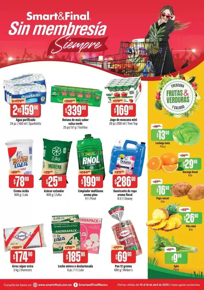 Catálogo de Ofertas Smart & Final 10 de abril al 16 de abril 2025 - Pagina 1