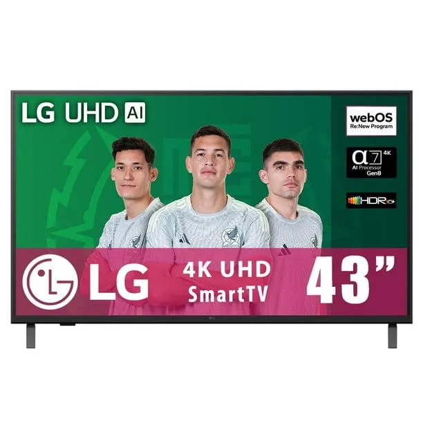 TV LG 43 Pulgadas UHD AI UA75 4K SMART TV 2025 43UA7500