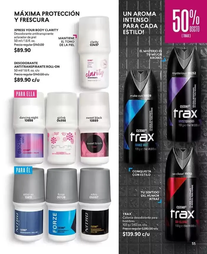 Catálogo de Catálogo Cyzone México C04 6 de febrero al 31 de diciembre 2025 - Pagina 55
