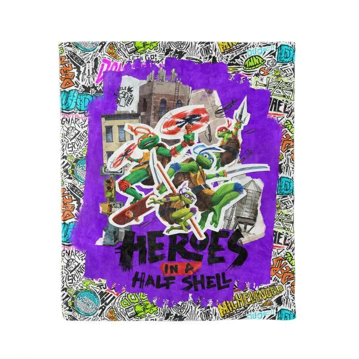 FRAZADA COBERTOR TORTUGAS NINJA