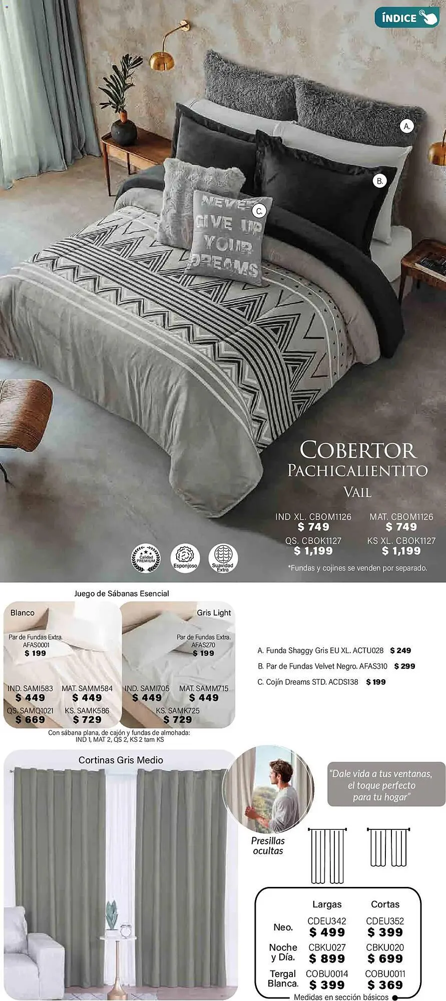 Catálogo de Catálogo Colchas Concord 1 de noviembre al 1 de febrero 2026 - Pagina 326