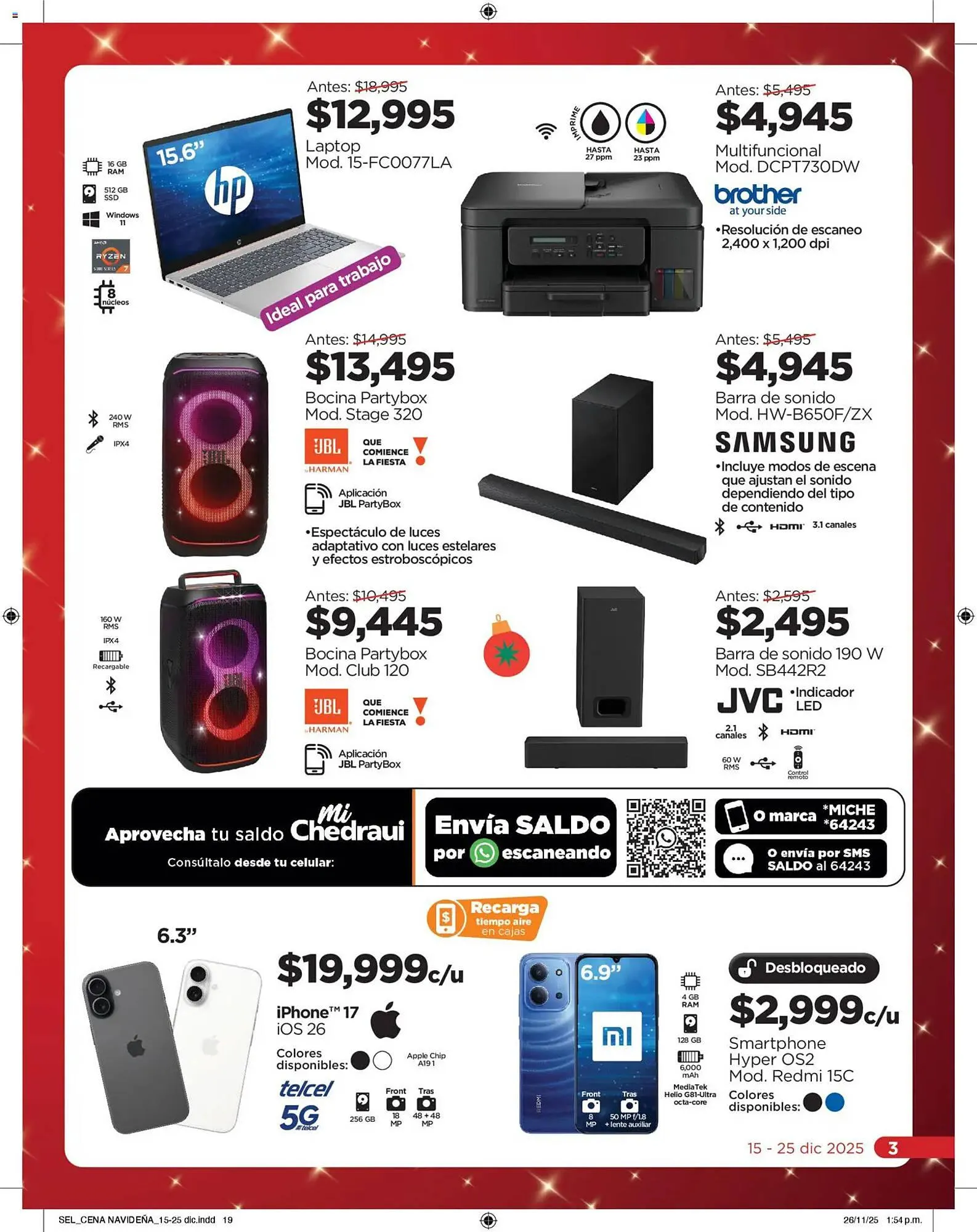 Catálogo de Folleto Chedraui 15 de diciembre al 26 de diciembre 2025 - Pagina 18