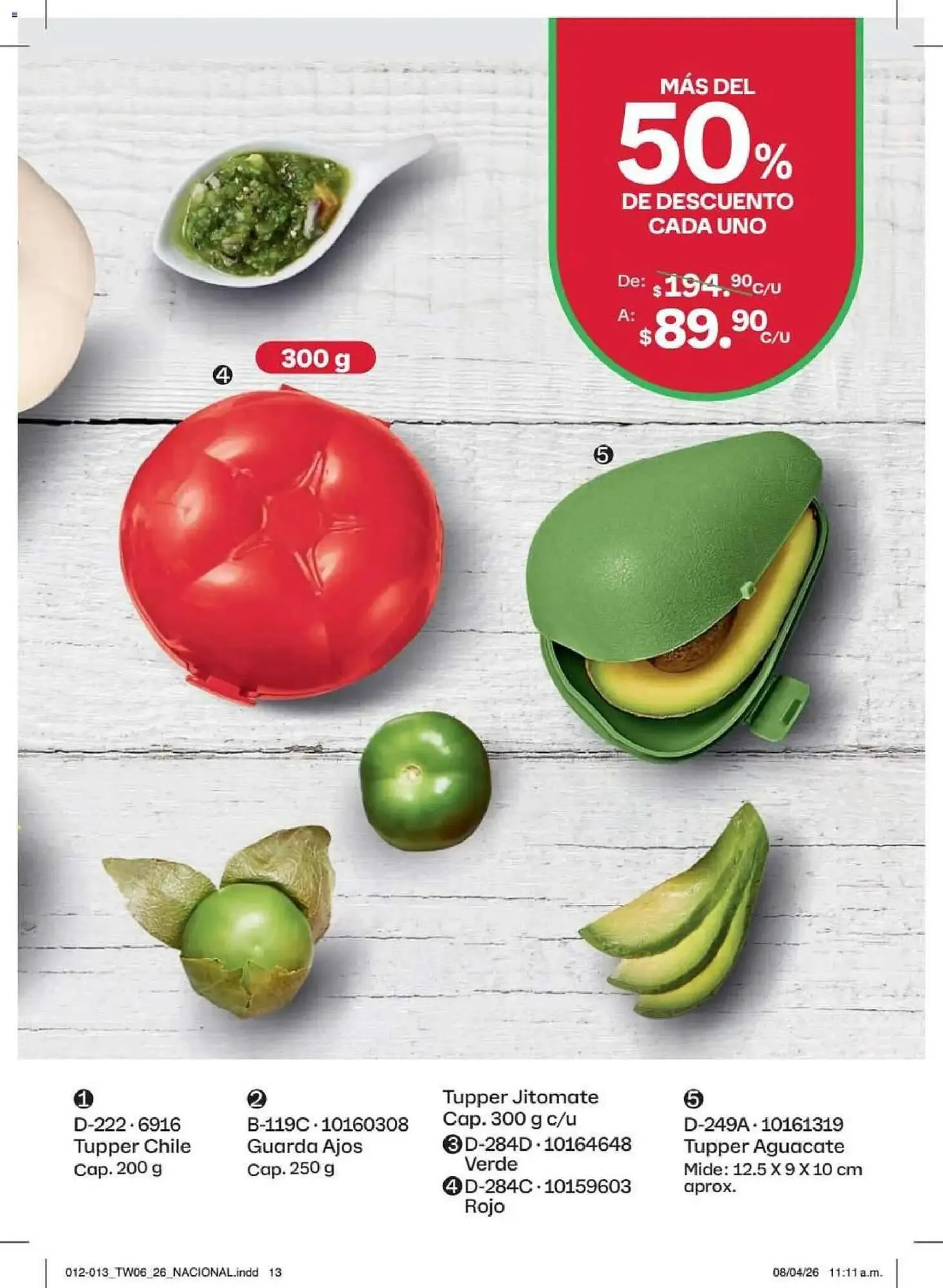 Catálogo de Catálogo Tupperware 18 de mayo al 14 de junio 2026 - Pagina 13