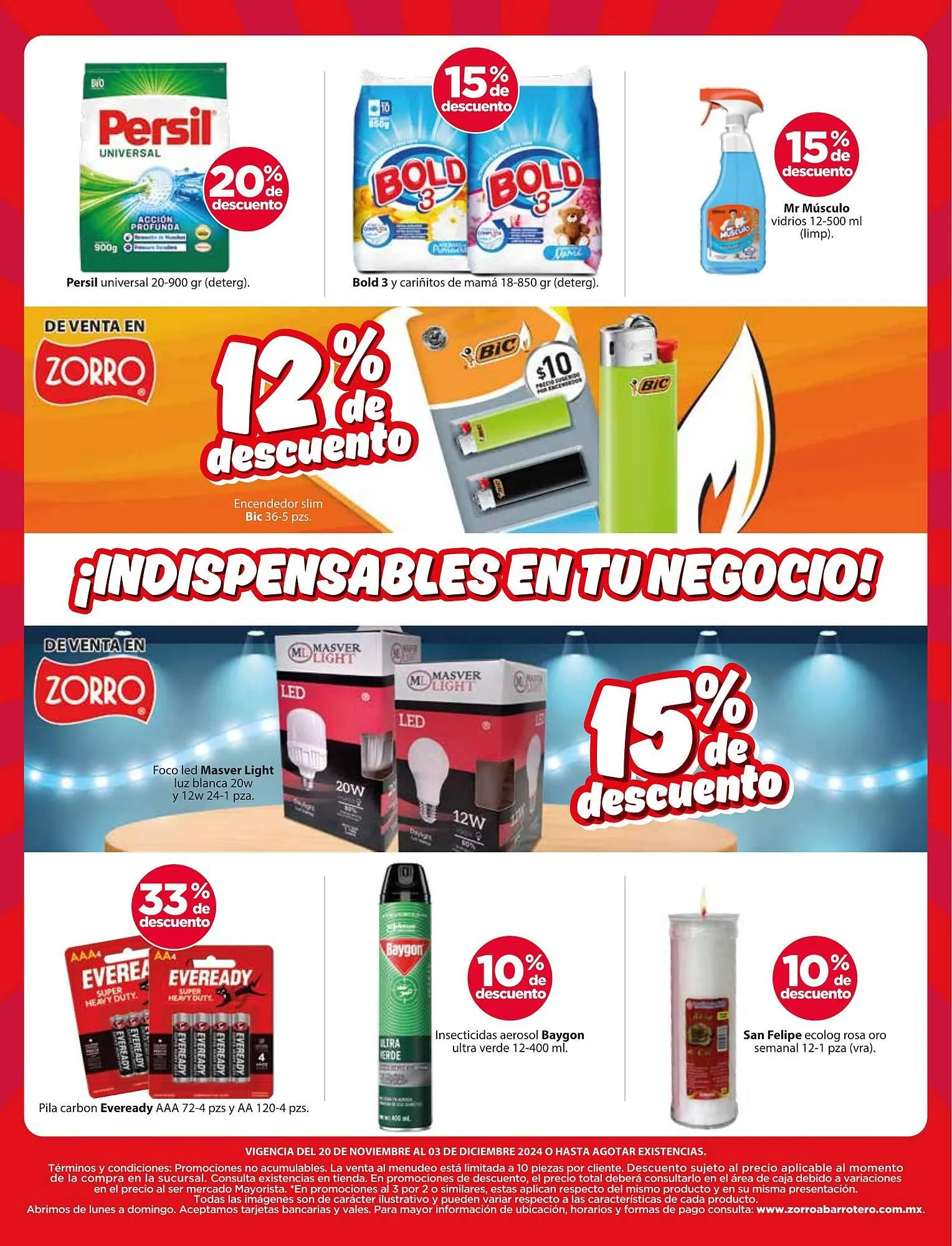 Catálogo de Catálogo Zorro 20 de noviembre al 3 de diciembre 2024 - Pagina 31