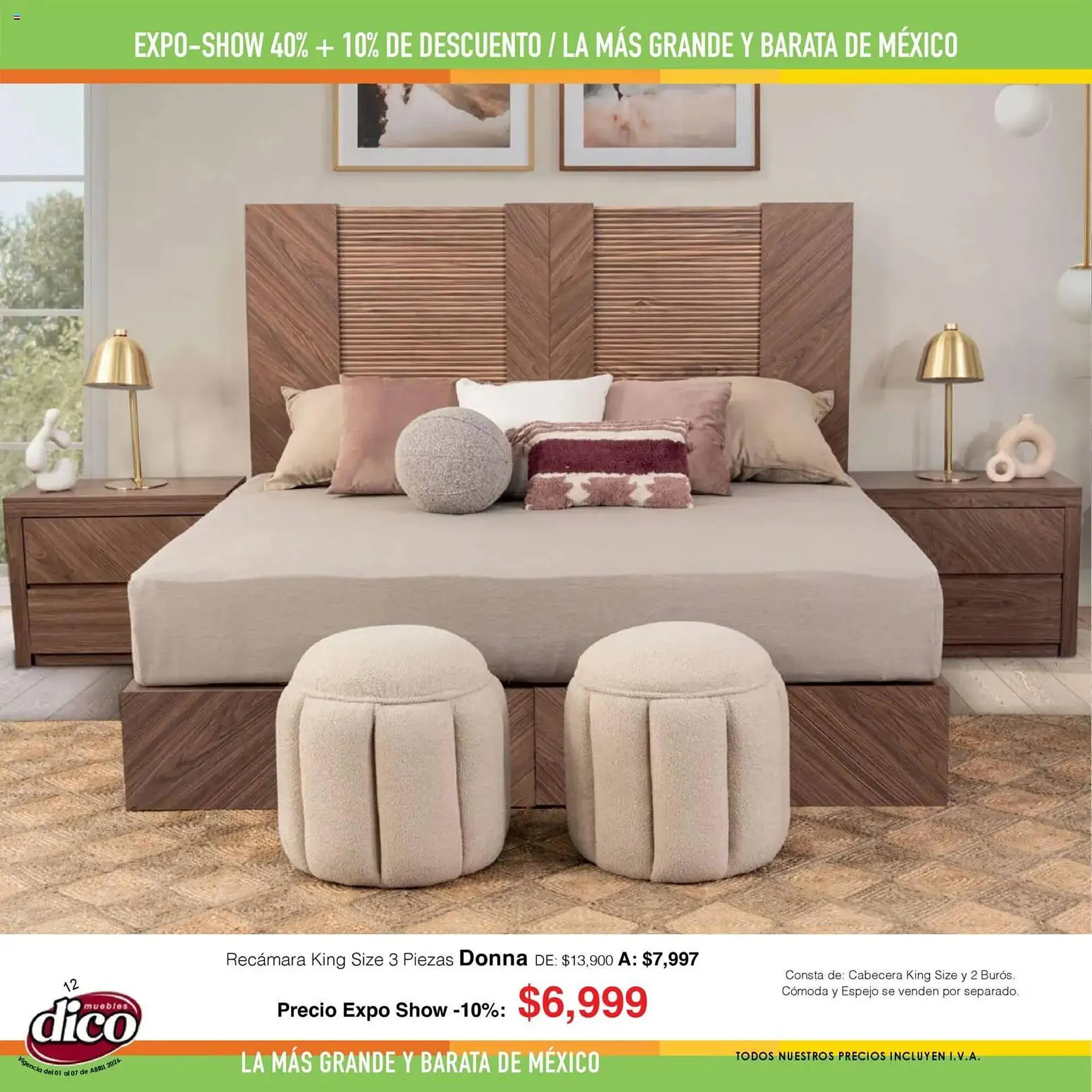 Catálogo de Catálogo Muebles Dico 1 de abril al 7 de abril 2026 - Pagina 12