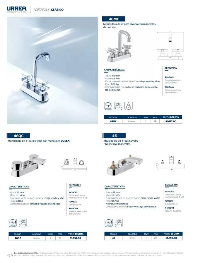 Catálogo de Catálogo Residencial 2025 28 de febrero al 28 de febrero 2026 - Pagina 284
